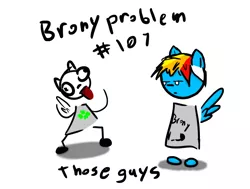 Size: 754x569 | Tagged: 4chan, anthro, artist:saphire-systrine, brony problems, brony stereotype, derpibooru import, fan, fanboy, meme, pegasus, rainbow dash, safe