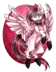 Size: 3762x4842 | Tagged: safe, artist:jazzerix, derpibooru import, oc, oc:emala jiss, unofficial characters only, pegasus, pony, absurd resolution, female, heterochromia, looking at you, mare, rearing, simple background, solo, transparent background