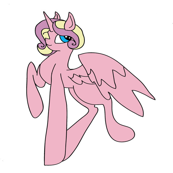 Size: 4134x4134 | Tagged: safe, artist:arirain, derpibooru import, princess skyla, alicorn, pony, absurd resolution, female, mare, next generation, offspring, parent:princess cadance, parent:shining armor, parents:shiningcadance, simple background, solo, white background