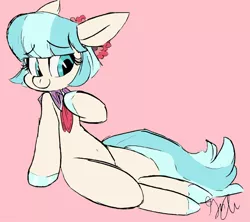 Size: 948x842 | Tagged: safe, artist:monsoonvisionz, artist:shellielle, derpibooru import, coco pommel, pony, cocobetes, collaboration, cute, female, mare, smiling, solo
