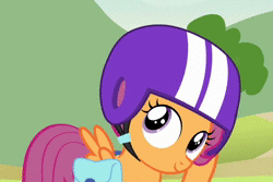 Size: 640x428 | Tagged: safe, derpibooru import, edit, edited screencap, screencap, apple bloom, scootaloo, sweetie belle, parental glideance, season 7, animated, cloudsdale, cutie mark crusaders, grand theft auto, gta v, scooter, sound, wasted, webm