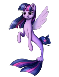 Size: 3000x3879 | Tagged: alicorn, artist:deltahedgehog, bust, cute, derpibooru import, female, looking at you, mare, merpony, my little pony: the movie, safe, seaponified, seapony (g4), seapony twilight, simple background, smiling, solo, species swap, transparent background, twilight sparkle, twilight sparkle (alicorn)