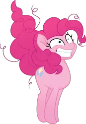 Size: 4137x5962 | Tagged: safe, artist:jhayarr23, derpibooru import, pinkie pie, earth pony, pony, my little pony: the movie, absurd resolution, faic, female, grin, mare, simple background, smiling, solo, transparent background, vector