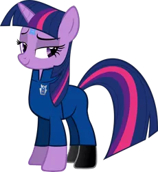 Size: 3958x4311 | Tagged: arnold rimmer, artist:peachspices, clothes, derpibooru import, edit, female, hologram, mare, red dwarf, safe, science fiction, shoes, simple background, solo, transparent background, twilight sparkle, vector, vector edit