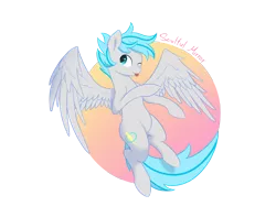 Size: 3800x3000 | Tagged: safe, artist:soulfulmirror, derpibooru import, oc, oc:dazzleflash, unofficial characters only, pegasus, pony, high res, male, one eye closed, simple background, solo, stallion, transparent background, wink