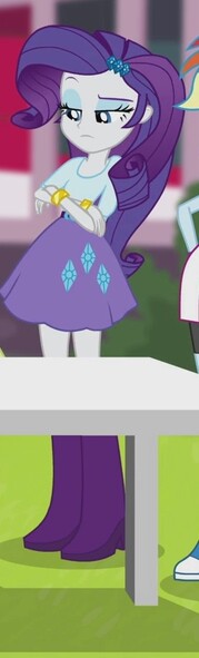 Size: 179x591 | Tagged: safe, derpibooru import, screencap, rarity, a case for the bass, equestria girls, rainbow rocks, boots, clothes, cropped, crossed arms, female, shoes, skirt, solo
