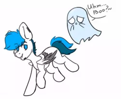 Size: 532x436 | Tagged: safe, artist:hellishprogrammer, derpibooru import, oc, oc:jeremy, unofficial characters only, ghost, pegasus, pony, male, solo, stallion