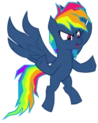 Size: 7000x8750 | Tagged: safe, artist:tardifice, derpibooru import, rainbow dash, pegasus, pony, secrets and pies, absurd resolution, evil pie hater dash, female, mare, simple background, solo, transparent background, vector