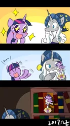 Size: 495x900 | Tagged: safe, artist:rvceric, derpibooru import, star swirl the bearded, twilight sparkle, twilight sparkle (alicorn), alicorn, pony, unicorn, shadow play, ballerina, beard, comic, facial hair, female, hat, male, mare, pervert, stallion, tutu, twilarina, twilight stalker, wizard, wizard hat