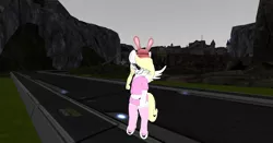 Size: 1600x837 | Tagged: safe, derpibooru import, oc, oc:solari melody, unofficial characters only, semi-anthro, pink, second life, solo