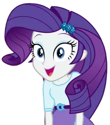 Size: 606x685 | Tagged: safe, artist:thebar, derpibooru import, rarity, dance magic, equestria girls, spoiler:eqg specials, belt, cute, female, gem, open mouth, raribetes, simple background, solo, transparent background, wow