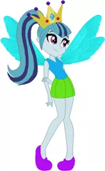 Size: 339x550 | Tagged: safe, artist:selenaede, artist:user15432, derpibooru import, sonata dusk, fairy, equestria girls, rainbow rocks, base used, clothes, costume, crown, dress, fairy princess, fairy princess outfit, fairy wings, halloween, halloween costume, holiday, jewelry, ponytail, princess, princess costume, regalia, shoes, simple background, skirt, tanktop, white background, winged humanization, wings