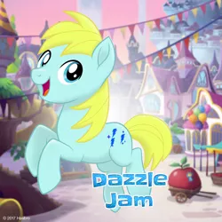 Size: 1080x1080 | Tagged: derpibooru import, looking at you, mlp movie pony maker, my little pony: the movie, oc, oc:dazzle jam, oc:photon jet, safe, unofficial characters only