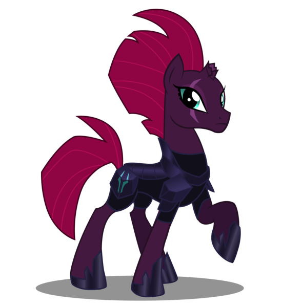 Size: 1100x1200 | Tagged: armor, artist:dragonchaser123, derpibooru import, my little pony: the movie, safe, simple background, solo, tempest shadow, transparent background