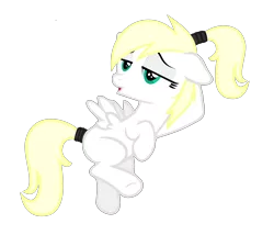 Size: 4939x4235 | Tagged: safe, derpibooru import, oc, oc:luftkrieg, unofficial characters only, pegasus, pony, absurd resolution, aryan, aryan pony, aryanne art pack, bedroom eyes, blonde, blonde hair, blue eyes, female, filly, mlpol, nazi, nazipone, simple background, solo, transparent background