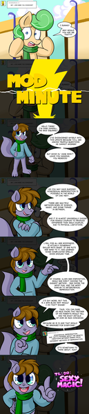 Size: 900x4200 | Tagged: artist:zanezandell, ask, clothes, cmcnext, colt, comic, comic:cmcnext, derpibooru import, exposition, fourth wall, freaking out, furry, how is babby formed, looking at you, magical lesbian spawn, male, non-mlp oc, oc, oc:truffle mint, oc:zane zandall, offspring, parent:bon bon, parent:lyra heartstrings, parents:lyrabon, questionable, scarf, speech bubble, squirrel, sweater, the birds and the bees, the talk, tumblr, unofficial characters only, where do babies come from?