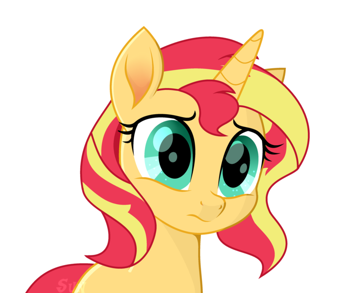 Size: 3400x2900 | Tagged: safe, artist:lazuli, derpibooru import, sunset shimmer, pony, unicorn, my little pony: the movie, eye, eyes, female, mare, movie accurate, my little pony, solo