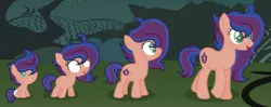 Size: 2185x861 | Tagged: safe, artist:theapplebeauty, derpibooru import, oc, oc:spring sentry, unofficial characters only, earth pony, pony, 5-year-old, age progression, baby, baby pony, female, filly, mare, offspring, parent:flash sentry, parent:gloriosa daisy, parents:sentryosa, solo