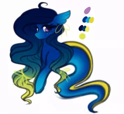 Size: 935x855 | Tagged: artist:fluffymaiden, derpibooru import, eel pony, oc, oc:indigo abyss, original species, safe, simple background, solo, unofficial characters only, white background