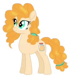 Size: 1024x1073 | Tagged: safe, artist:kpeacock03, derpibooru import, pear butter, earth pony, pony, the perfect pear, base used, cute, female, mare, movie accurate, pearabetes, simple background, solo, transparent background