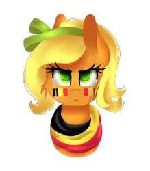 Size: 2800x3200 | Tagged: safe, artist:blocksy-art, derpibooru import, ponified, pony, belgium, bust, clothes, crying, female, high res, mare, nation ponies, portrait, scarf, simple background, solo, transparent background