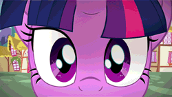 Size: 1280x720 | Tagged: animated, artist:viperbrony454, black sclera, close-up, corrupted, derpibooru import, heterochromia, movie accurate, safe, solo, twilight sparkle, wip