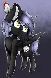 Size: 868x1333 | Tagged: safe, artist:pinkdolphin147, derpibooru import, oc, oc:cloudy night, unofficial characters only, pegasus, pony, female, mare, solo