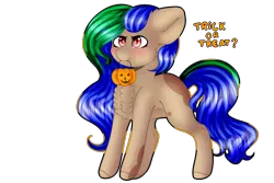 Size: 3000x2000 | Tagged: safe, artist:doux-ameri, derpibooru import, oc, oc:dumplings, unofficial characters only, earth pony, pony, female, halloween, high res, holiday, mare, mouth hold, simple background, solo, transparent background, trick or treat