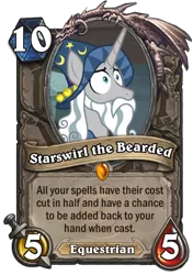 Size: 400x569 | Tagged: derpibooru import, hearthstone, safe, shadow play, star swirl the bearded, warcraft