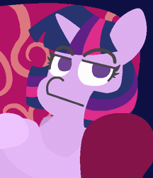 Size: 444x514 | Tagged: animated, artist:threetwotwo32232, astral projection, chair, derpibooru import, safe, simpsons did it, solo, soul, soul leaving body, the simpsons, twilight sparkle