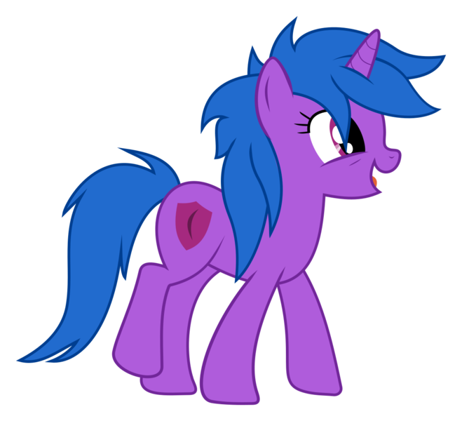 Size: 1186x1080 | Tagged: safe, artist:coppercore, derpibooru import, oc, oc:aegis moonwalker, unofficial characters only, unicorn, cutie mark, female, mare, simple background, solo, transparent background, vector