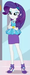 Size: 360x885 | Tagged: safe, derpibooru import, screencap, rarity, a fine line, equestria girls, equestria girls series, beautiful, beautisexy, clothes, cropped, crossed arms, female, geode of shielding, high heels, legs, magical geodes, outfit catalog, pencil skirt, sexy, shoes, solo