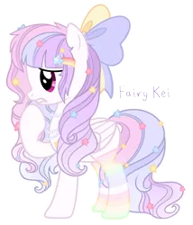 Size: 2340x2735 | Tagged: safe, artist:elskafox, derpibooru import, oc, unofficial characters only, pegasus, pony, clothes, fairy kei, rainbow socks, simple background, socks, solo, stars, striped socks, transparent background