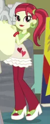 Size: 185x455 | Tagged: safe, derpibooru import, screencap, rose heart, a queen of clubs, equestria girls, equestria girls series, cropped, pantshoes, solo