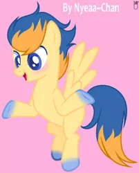 Size: 610x758 | Tagged: safe, artist:bustedcloud333, derpibooru import, oc, unofficial characters only, pony, parent:spitfire, parent:wave chill, parents:wavefire, solo