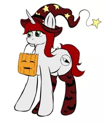 Size: 831x988 | Tagged: artist:xaik0x, derpibooru import, halloween, hat, holiday, oc, oc:siram cotoran, safe, solo, unofficial characters only, witch, witch hat