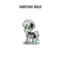 Size: 400x400 | Tagged: safe, derpibooru import, ponified, pony, robot, pony town, glowing eyes, hooks, insetick sd/12, timesplitters