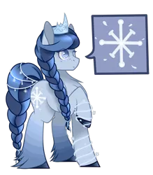 Size: 3500x4000 | Tagged: safe, artist:blocksy-art, derpibooru import, oc, oc:flurry crown, unofficial characters only, earth pony, pony, braid, female, high res, mare, raised hoof, simple background, solo, transparent background