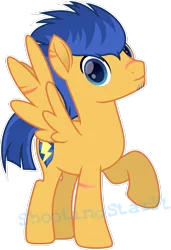 Size: 1024x1501 | Tagged: safe, artist:shootingstaryt, derpibooru import, flash sentry, pegasus, pony, base used, male, scar, scruffy, simple background, solo, stallion, transparent background, vector