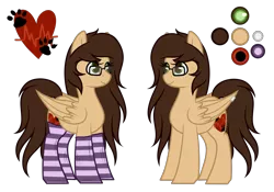 Size: 3000x2100 | Tagged: safe, artist:blocksy-art, derpibooru import, oc, oc:lightning chaser, unofficial characters only, pegasus, pony, clothes, female, glasses, high res, mare, reference sheet, socks, solo, striped socks