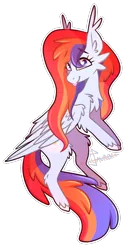 Size: 420x810 | Tagged: safe, artist:celiaurore, derpibooru import, oc, oc:sunrise stratus, unofficial characters only, pony, cute, female, fluffy, simple background, solo, stratus twins, transparent background