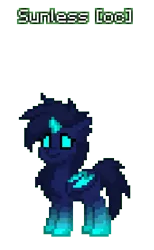 Size: 255x413 | Tagged: safe, artist:changelingtrash, artist:princessamity, derpibooru import, oc, oc:sunless, unofficial characters only, bat pony, original species, pony, pony town, bat pony oc, crystal, light carrier, simple background, smiling, solo, transparent background