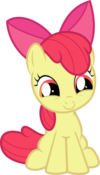 Size: 1051x1841 | Tagged: adorabloom, apple bloom, artist:burdo49, cute, derpibooru import, forever filly, safe, simple background, sitting, smiling, solo, svg, .svg available, transparent background, vector