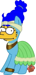 Size: 1024x2099 | Tagged: 1000 years in photoshop, derpibooru import, edit, majestic as fuck, marge simpson, meadowbrook, meme, safe, the simpsons, wat