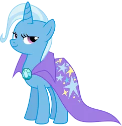 Size: 3940x4050 | Tagged: safe, artist:namelesshero2222, derpibooru import, trixie, pony, unicorn, .svg available, female, high res, mare, simple background, solo, transparent background, vector