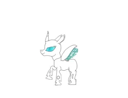 Size: 1023x781 | Tagged: artist:omni, changeling, changeling oc, concept, derpibooru import, kira the changeling, oc, safe, unofficial characters only, white changeling