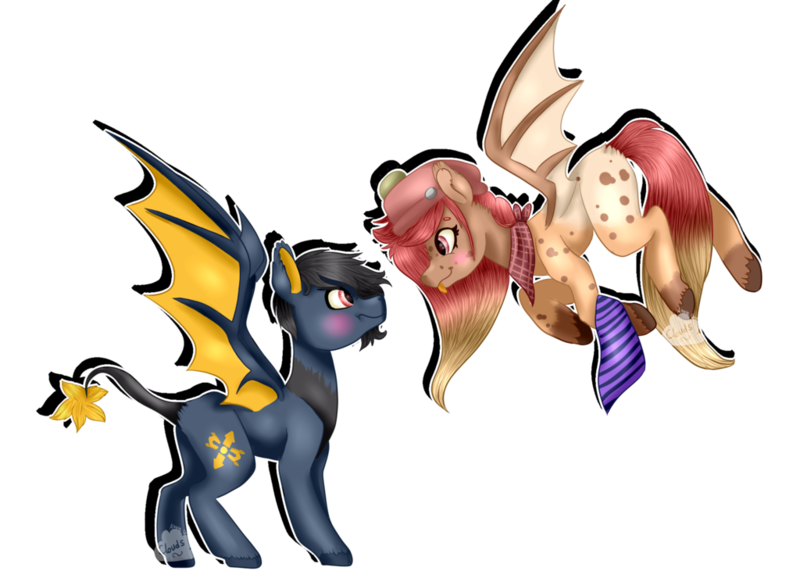 Size: 1024x731 | Tagged: artist:cloudsabovedawn, derpibooru import, nettlestar, oc, oc:cat nettles, oc:star storm, safe, unofficial characters only