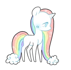 Size: 330x328 | Tagged: safe, artist:lilacthebatt, derpibooru import, oc, oc:cosmica galactic, unofficial characters only, pony, unicorn, base used, profile, rainbow hair, simple background, solo, transparent background