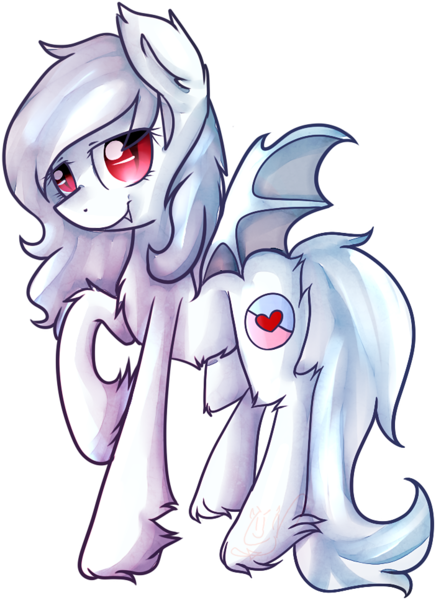 Size: 702x966 | Tagged: artist needed, source needed, safe, derpibooru import, oc, oc:wynter skye, unofficial characters only, bat pony, pony, bat pony oc, cute, fluffy, happy, heart, simple background, sultry pose, transparent background