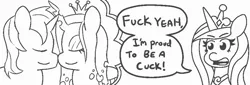 Size: 914x312 | Tagged: alicorn, always ship this, artist:threetwotwo32232, comic, crossing the memes, cuckolding, cuckquean, derpibooru import, dialogue, edit, exploitable, exploitable meme, female, male, meme, ohjoysextoy, parody, princess cadance, princess cuckdance, princess of shipping, queen chrysalis, safe, shining armor, shining chrysalis, shipper on deck, shipping, straight, vulgar